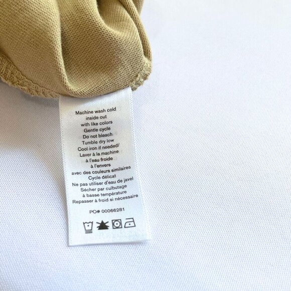 NWT RAG & BONE WOMEN'S KHAKI MIX MEDIA MUSCLE TOP - S - Picture 12 of 12